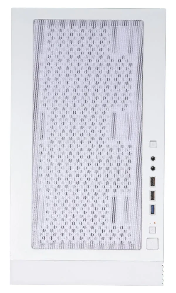 BitFenix skříň Flow FRGB/ ATX / 4x120mm FRGB fan / 2xUSB 3.0 / tvrzené sklo / bílá