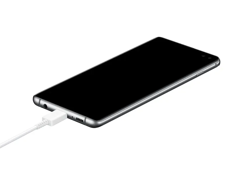 Samsung cestovní nabíječka EP-TA800XWE, Quickcharge 25W, kabel USB-C, bílá