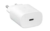 Samsung cestovní nabíječka EP-TA800XWE, Quickcharge 25W, kabel USB-C, bílá