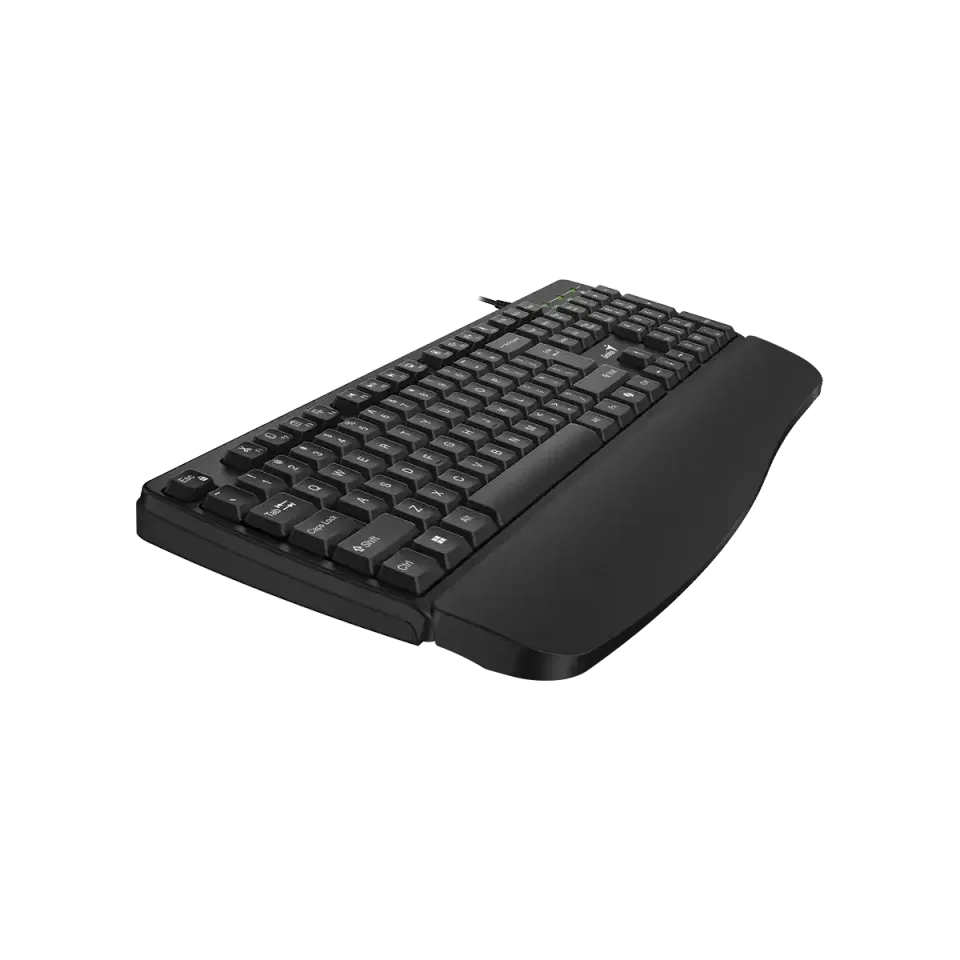 Genius KB-123, Klávesnice, drátová, USB, CZ+SK layout, Copilot klávesa, s opěrko