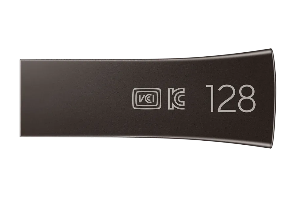 SAMSUNG BAR PLUS flash 128GB kovový tmavý šedý, USB3.2gen1 flash drive, odolný