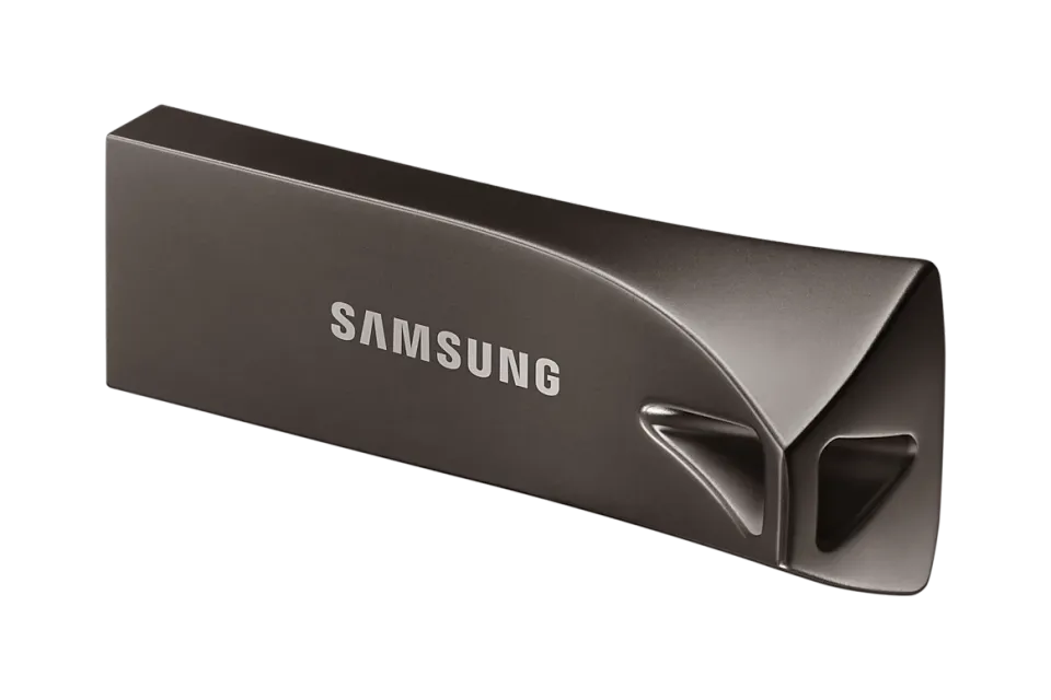 SAMSUNG BAR PLUS flash 128GB kovový tmavý šedý, USB3.2gen1 flash drive, odolný