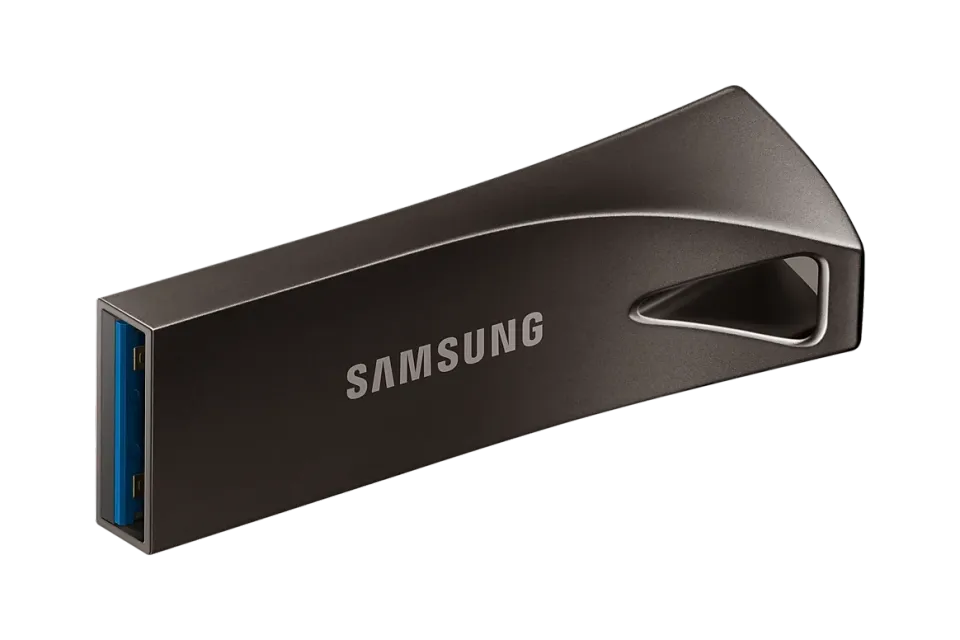 SAMSUNG BAR PLUS flash 128GB kovový tmavý šedý, USB3.2gen1 flash drive, odolný