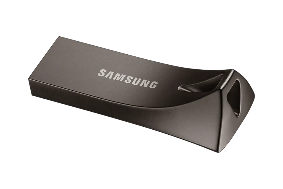 SAMSUNG BAR PLUS flash 128GB kovový tmavý šedý, USB3.2gen1 flash drive, odolný