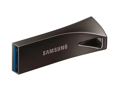 SAMSUNG BAR PLUS flash 128GB kovový tmavý šedý, USB3.2gen1 flash drive, odolný