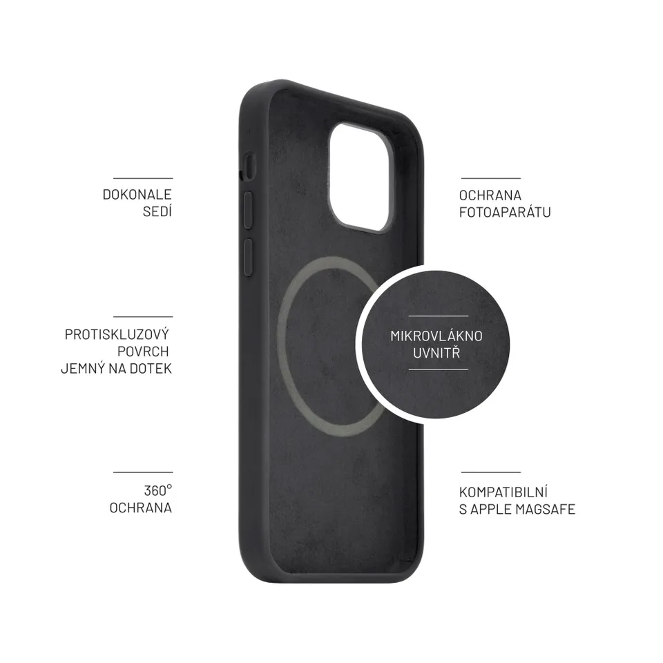 FIXED MagFlow Apple iPhone 14+, černý