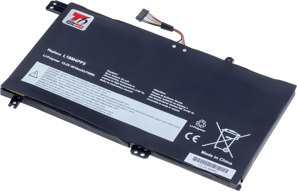 Baterie T6 Power pro Lenovo IdeaPad S540-15IML, S540-15IWL GTX 81SW, 4610mAh, 70Wh, 4cell, Li-Pol
