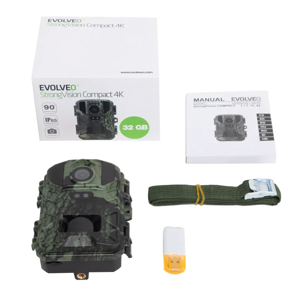 EVOLVEO StrongVision Compact 4K, fotopast/časosběrná kamera 32GB