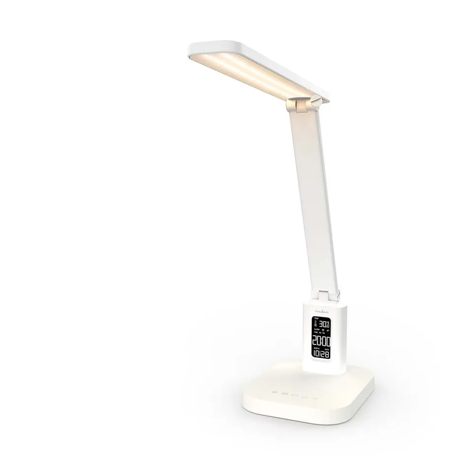 Nedis LTLRC10WT - LED Stolní lampa| Stmívatelné | 3 Režimy Světla | 220 lm | Stm