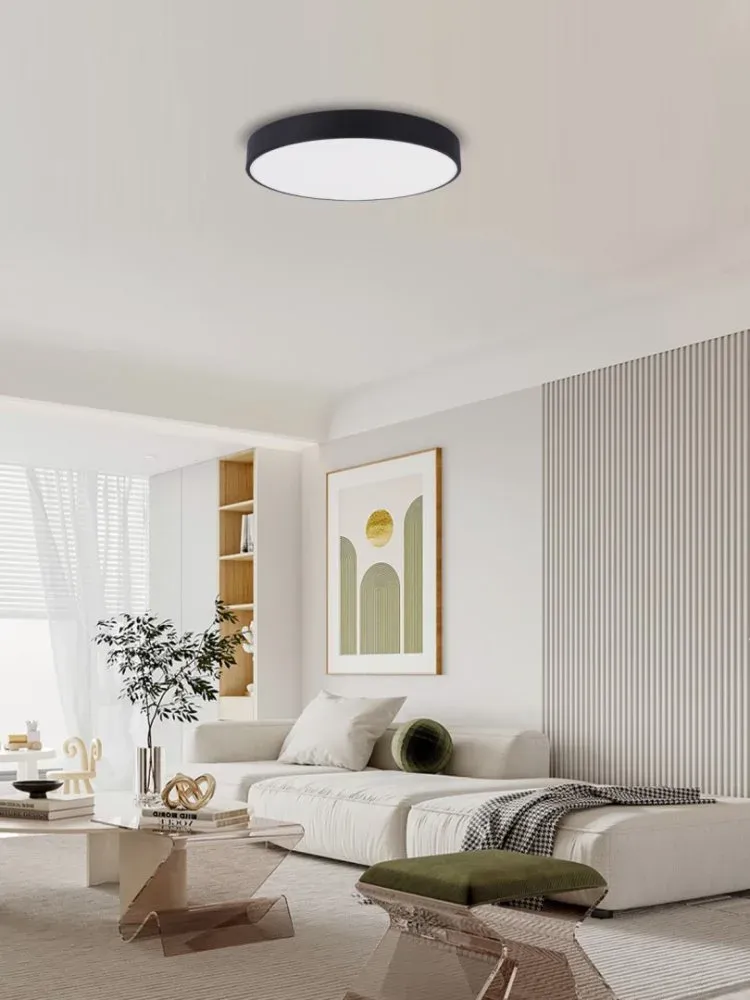 IMMAX NEO RONDATE SLIM SMART stropní svítidlo 60 x 7cm 53W černé Zigbee 3.0, TUYA