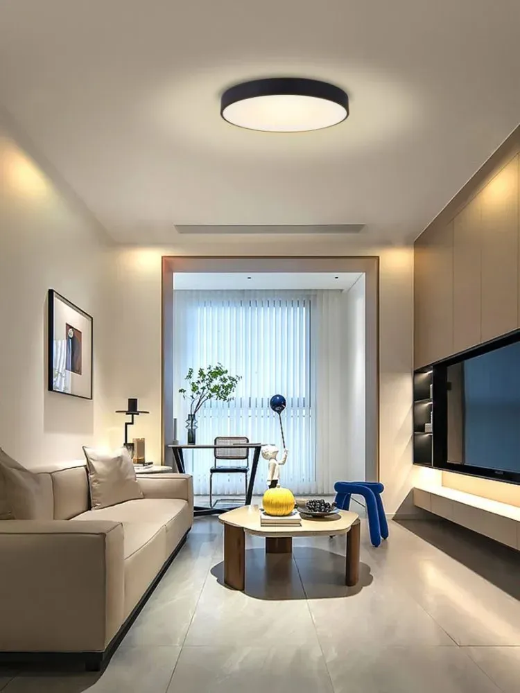 IMMAX NEO RONDATE SLIM SMART stropní svítidlo 60 x 7cm 53W černé Zigbee 3.0, TUYA