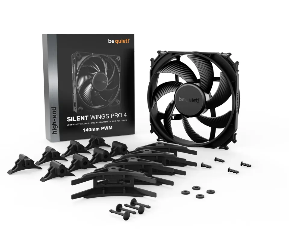 Be quiet! / ventilátor Silent Wings 4 PRO / 140mm / PWM / 4-pin / 36,8dBA