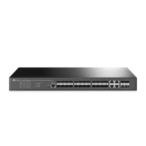 TP-LINK TL-SG3428XF Řízený switch JetStream L2+ s 24 porty SFP a 4 10GE SFP+ sloty