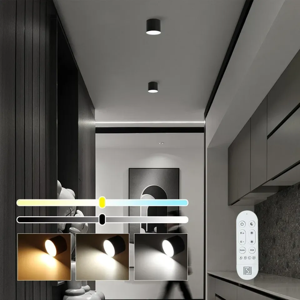 IMMAX NEO LITE RONDATES SMART stropní svítidlo 16,5cm 32W 2592lm, s podporou BEACON, Wi-Fi, TUYA, černé
