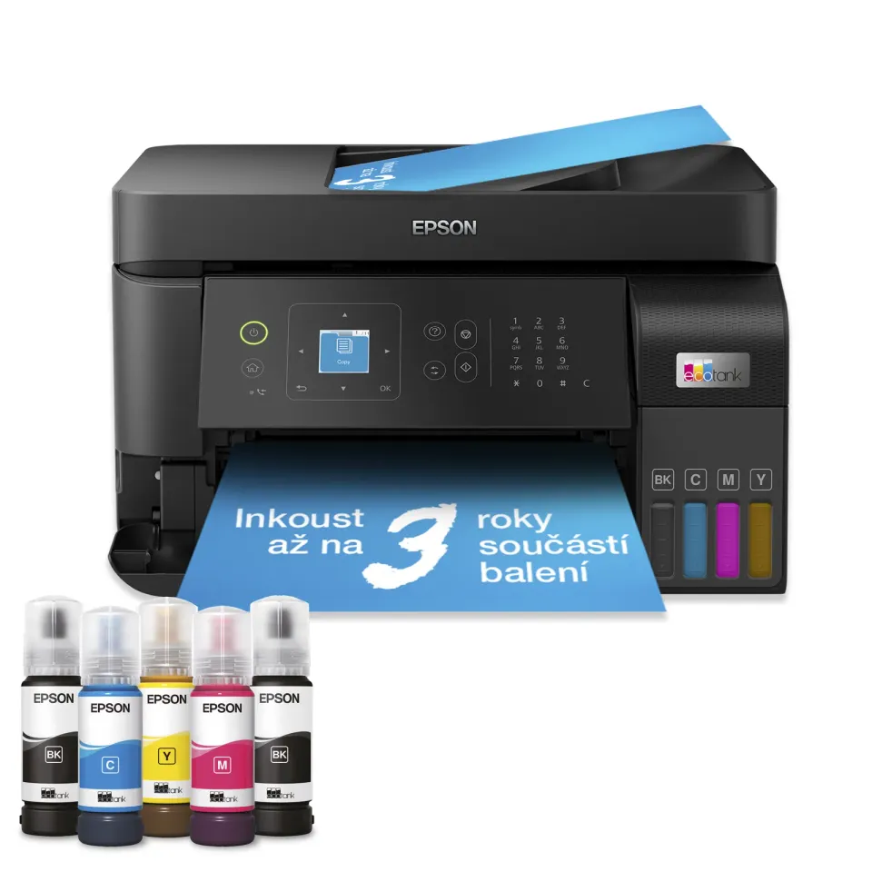 EPSON EcoTank ITS L5590 - A4/33ppm/4ink/ADF/Wi-Fi//LAN/CISS/