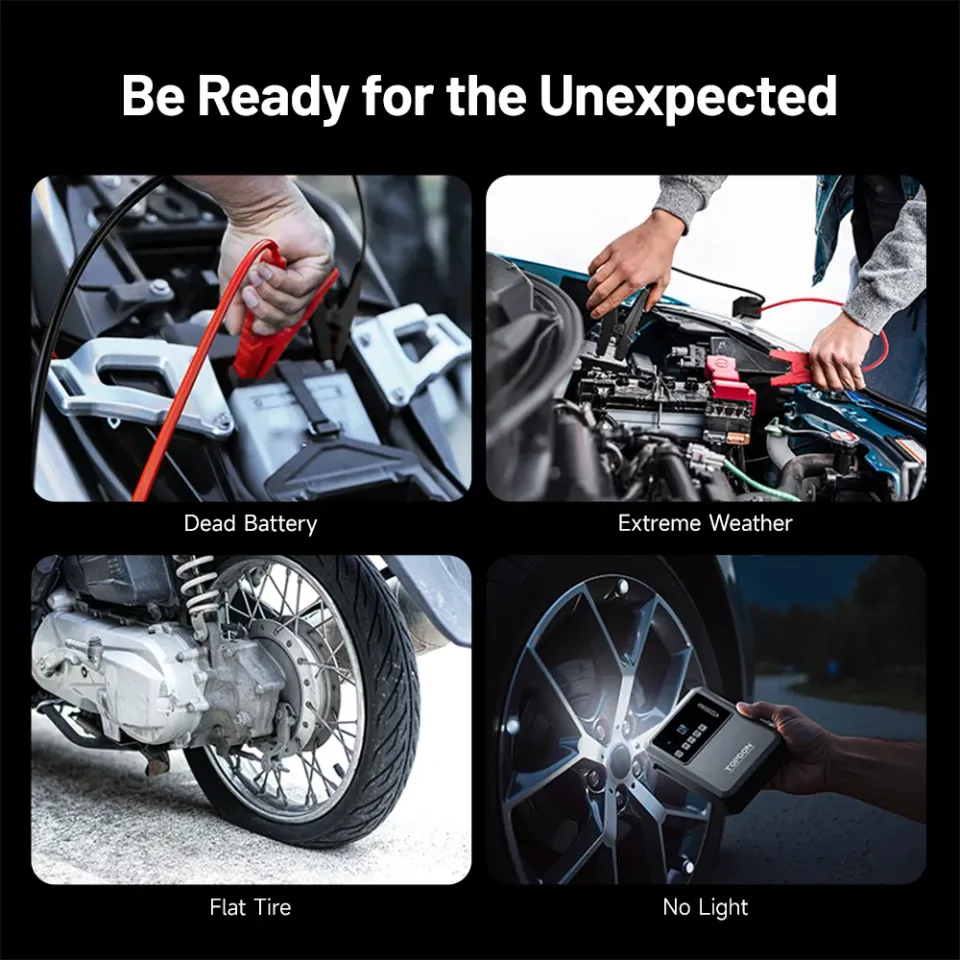 TOPDON Car Jump Starter JumpSurge V1200air