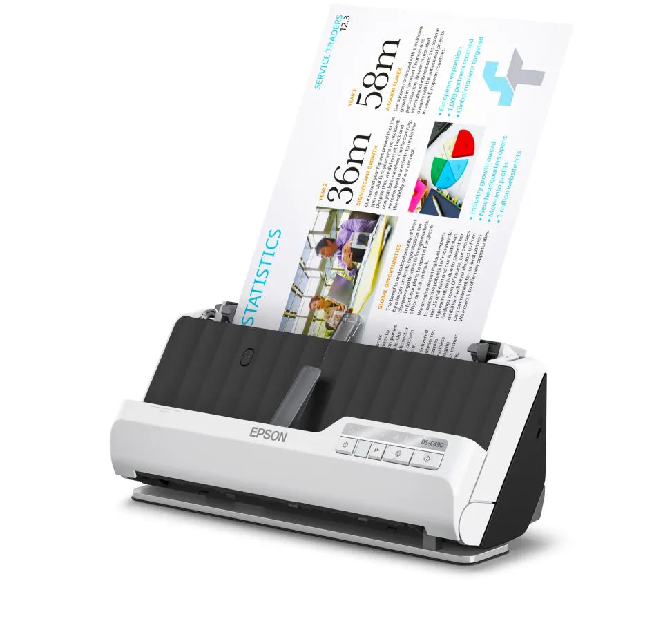 EPSON skener DS-C490 - A4/600x600dpi/USB/DADF