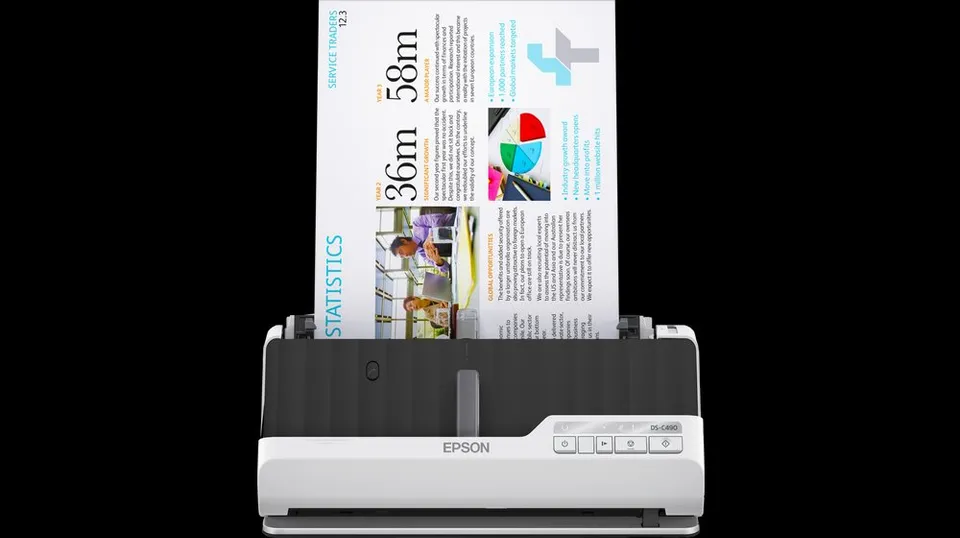 EPSON skener DS-C490 - A4/600x600dpi/USB/DADF