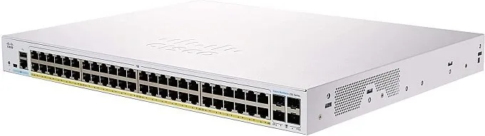 Cisco switch CBS250-48PP-4G (48xGbE,4xSFP,48xPoE+,195W)