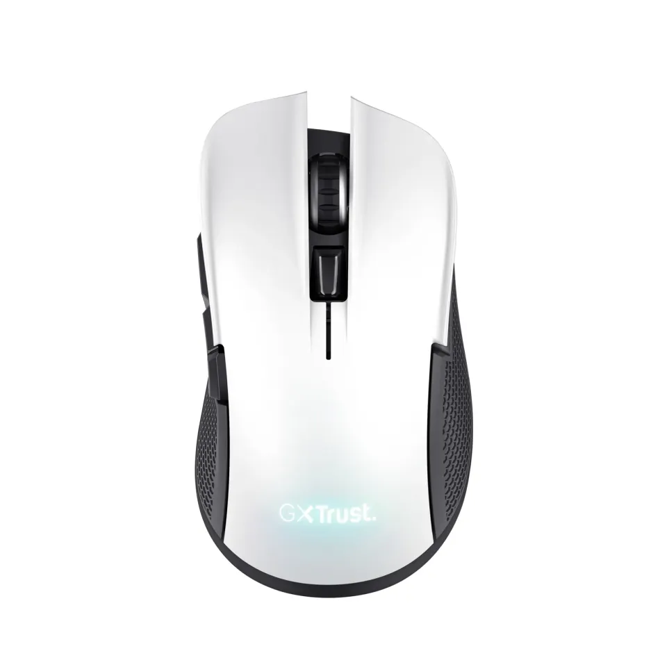 TRUST myš GXT 923W YBAR Gaming Wireless Mouse, optická, USB, bílá