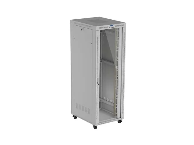 19" VOLNĚ STOJÍCÍ RACKOVÁ SKŘÍŇ 47U 800X1000 ŠEDÉ PROSKLENÉ DVEŘE LCD LANBERG (FLAT PACK) V2