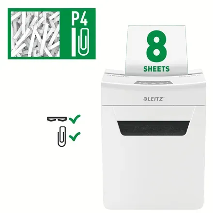LEITZ Skartovač IQ Protect Premium 8X P4