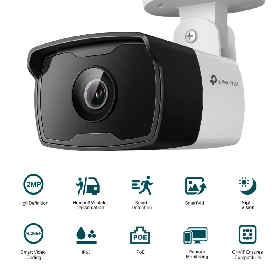 TP-Link VIGI C320I(6mm) Bullet kamera, 2MP, 6mm