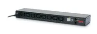 APC Rack PDU, Switched, 1U, 12A/208V, 10A/230V, (8)C13, IEC-320 C14 1.98m