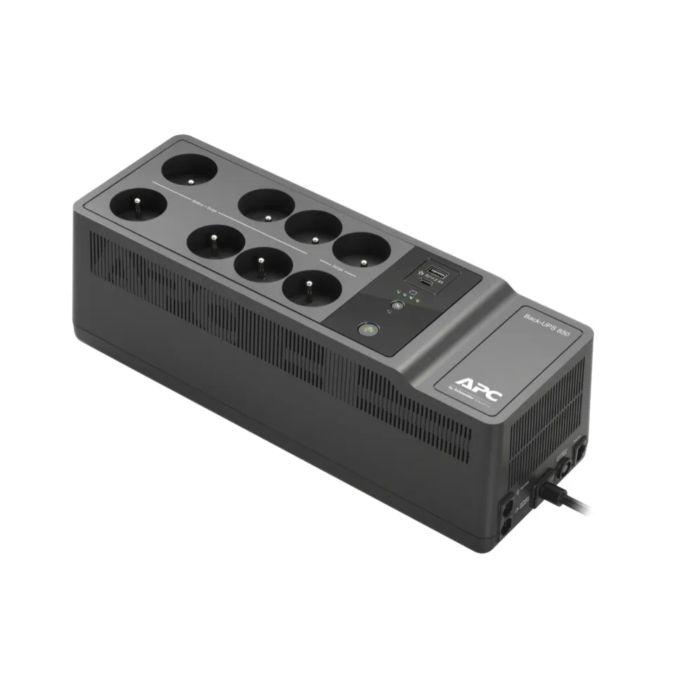 APC Back-UPS 850VA, 230V, USB Type-C and A charging ports (520W) - CZ zásuvka