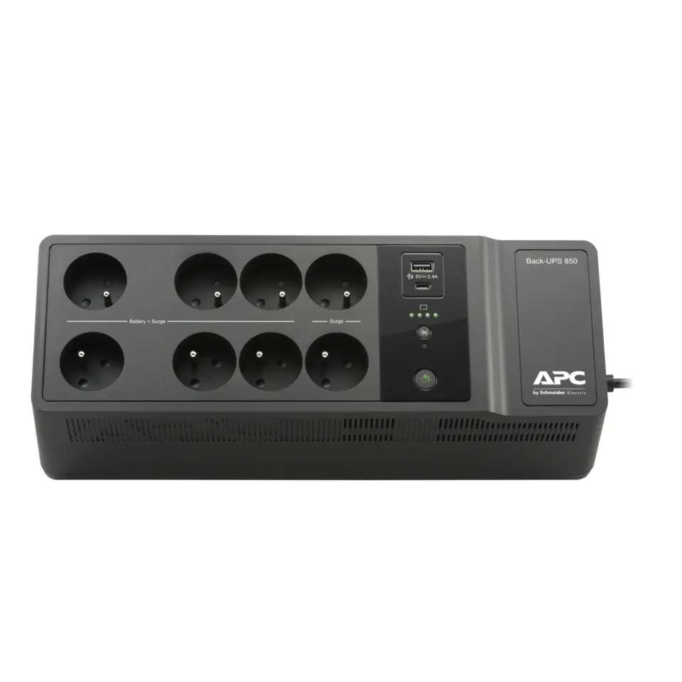 APC Back-UPS 850VA, 230V, USB Type-C and A charging ports (520W) - CZ zásuvka