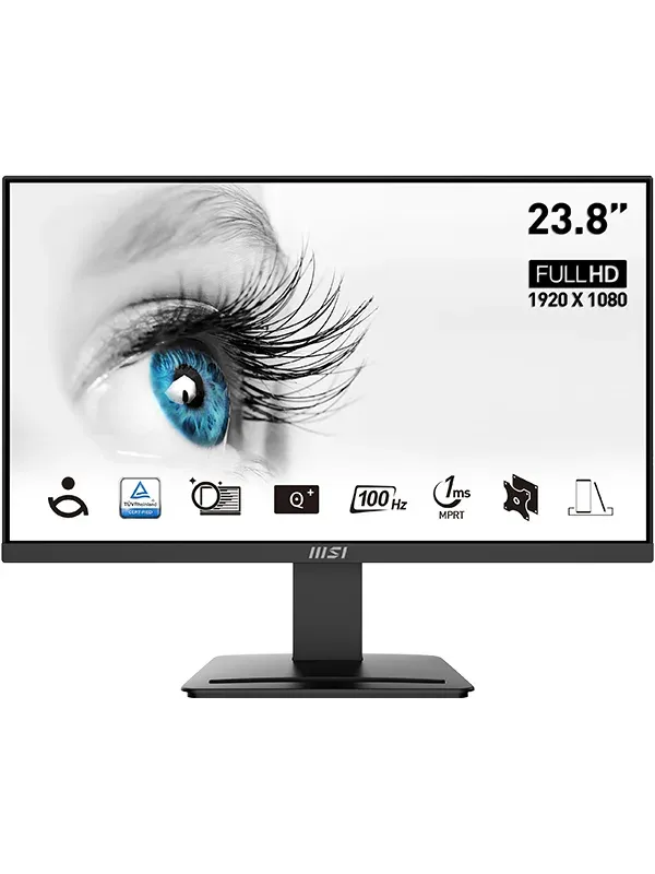 MSI monitor PRO MP2412, 23,8" VA/1920 x 1080 FHD/100Hz/1ms/HDMI/DP
