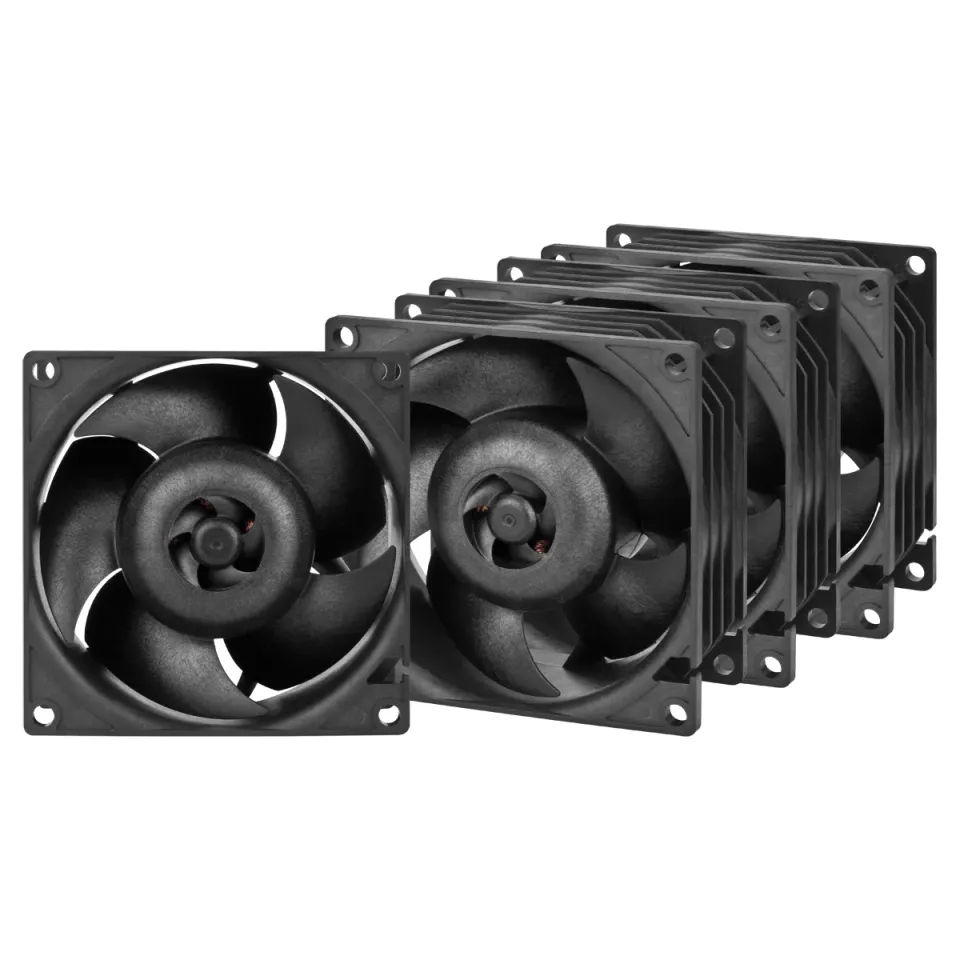 ARCTIC S8038-10K - 80mm Case Fan - dual ball bearing - max 10000 RPM - PWM regulated - Pack of 4 pcs