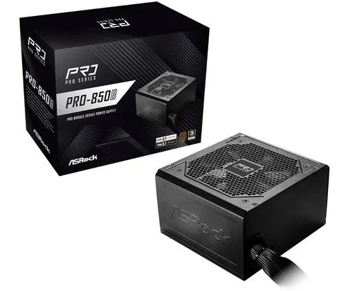 ASROCK zdroj PRO 850W Bronze PRO-850B 80Plus Bronze, ATX3.1, ventilátor 120mm