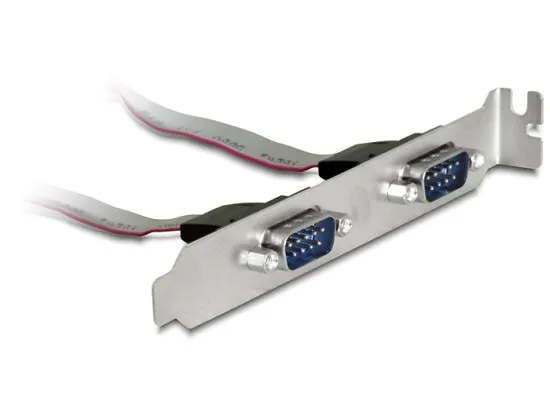 Delock Záslepka do slotu 2x Serial port DB9 (27 cm)