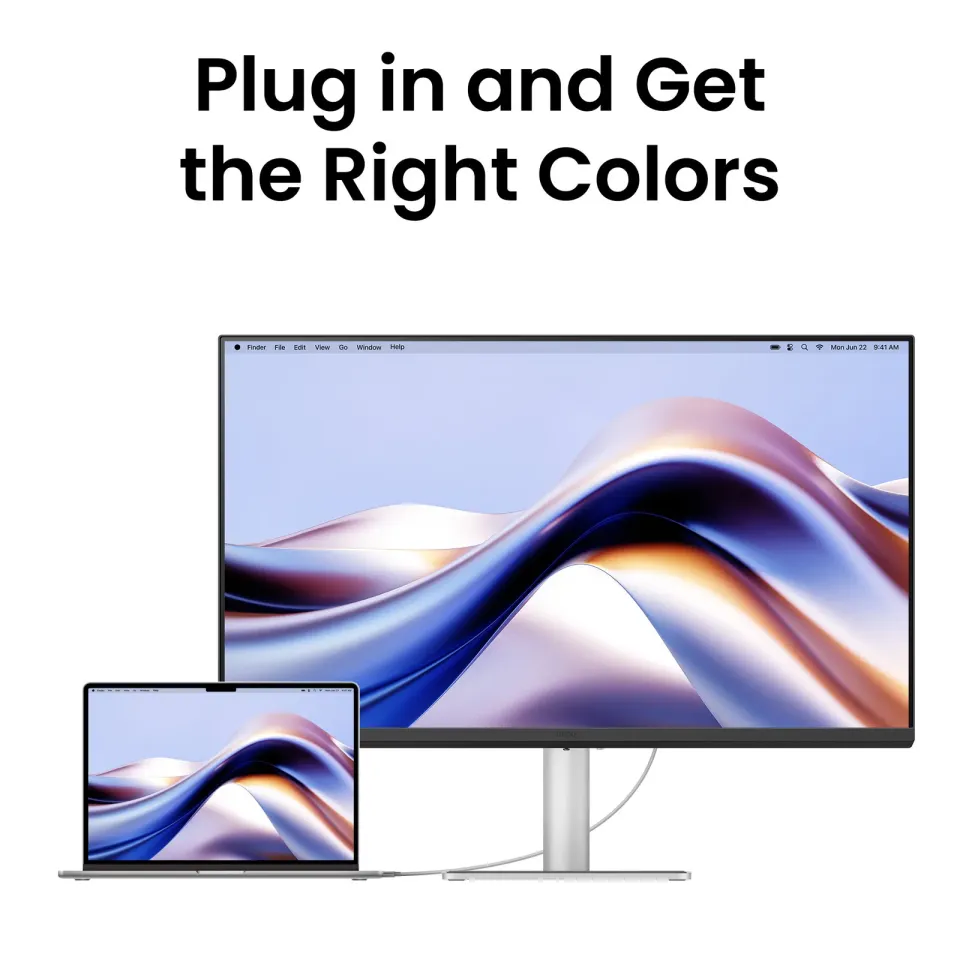 BenQ LCD MA270U 27" IPS/3840x2560/2xHDMI/2xUSB-C/USB 3.2/Pivot/bílá - monitor p