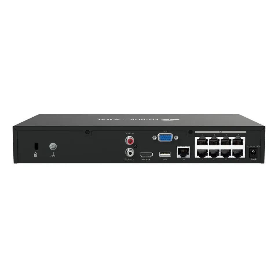 TP-LINK VIGI NVR1008H-8MP 8kanálový PoE+ síťový videorekordér
