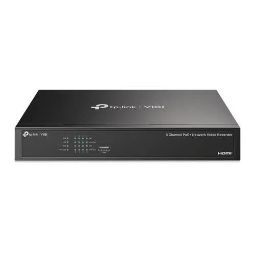 TP-LINK VIGI NVR1008H-8MP 8kanálový PoE+ síťový videorekordér