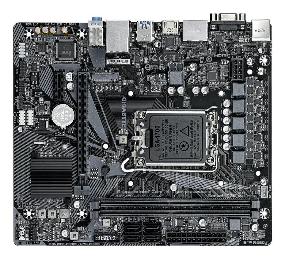 GIGABYTE H610M S2H V3 DDR4/LGA 1700/mATX
