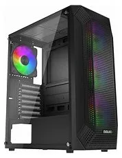 EVOLVEO Xenon, skříň ATX, 4x ARGB ventilátor 120mm, přední panel airflow mesh, č