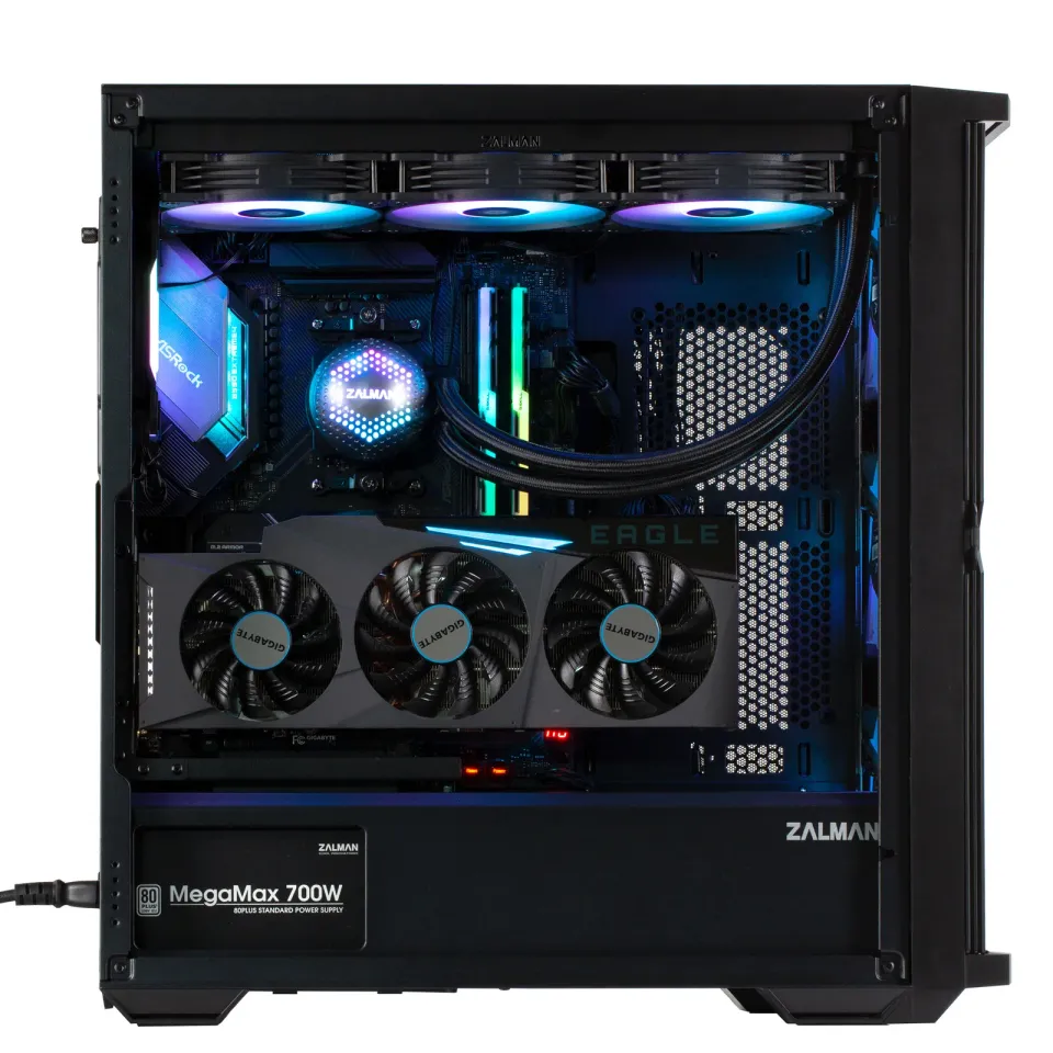 Zalman skříň Z10 Duo / ATX / 4x120 mm ARGB fan / 2xUSB 3.0 / USB-C / tvrzené sklo
