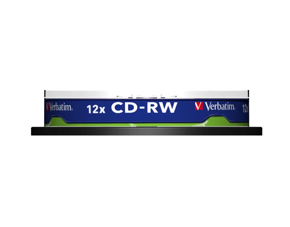 VERBATIM CD-RW(10-Pack)Spindle/8x-12x/High Speed/DLP/700MB
