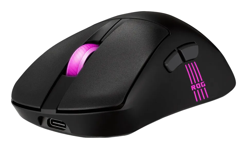 ASUS myš ROG Keris II Origin, bezdrátová herní myš, černá