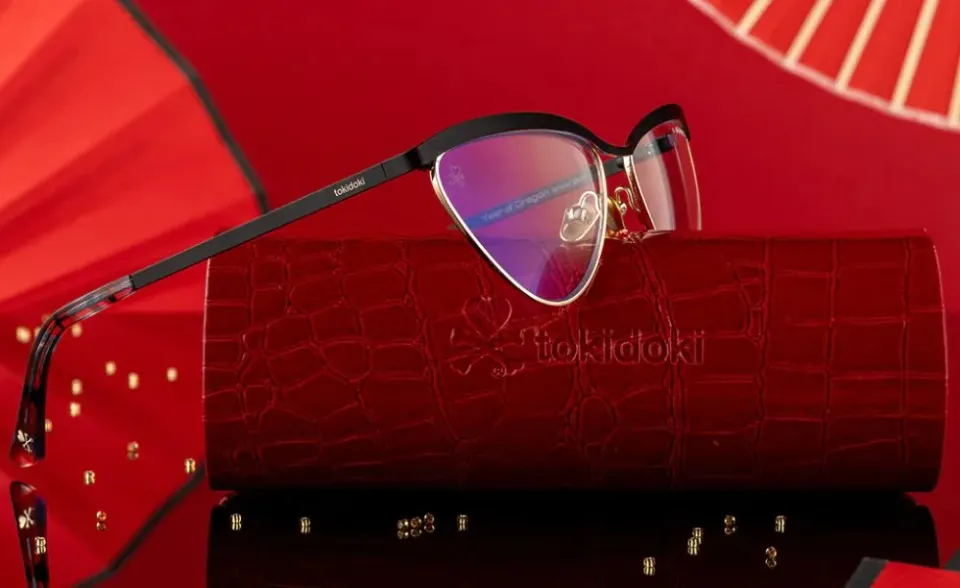 GUNNAR kancelářske/herní brýle YEAR OF THE DRAGON ONYX-GOLD * čírá skla * BLF 35 * GUNNAR focus
