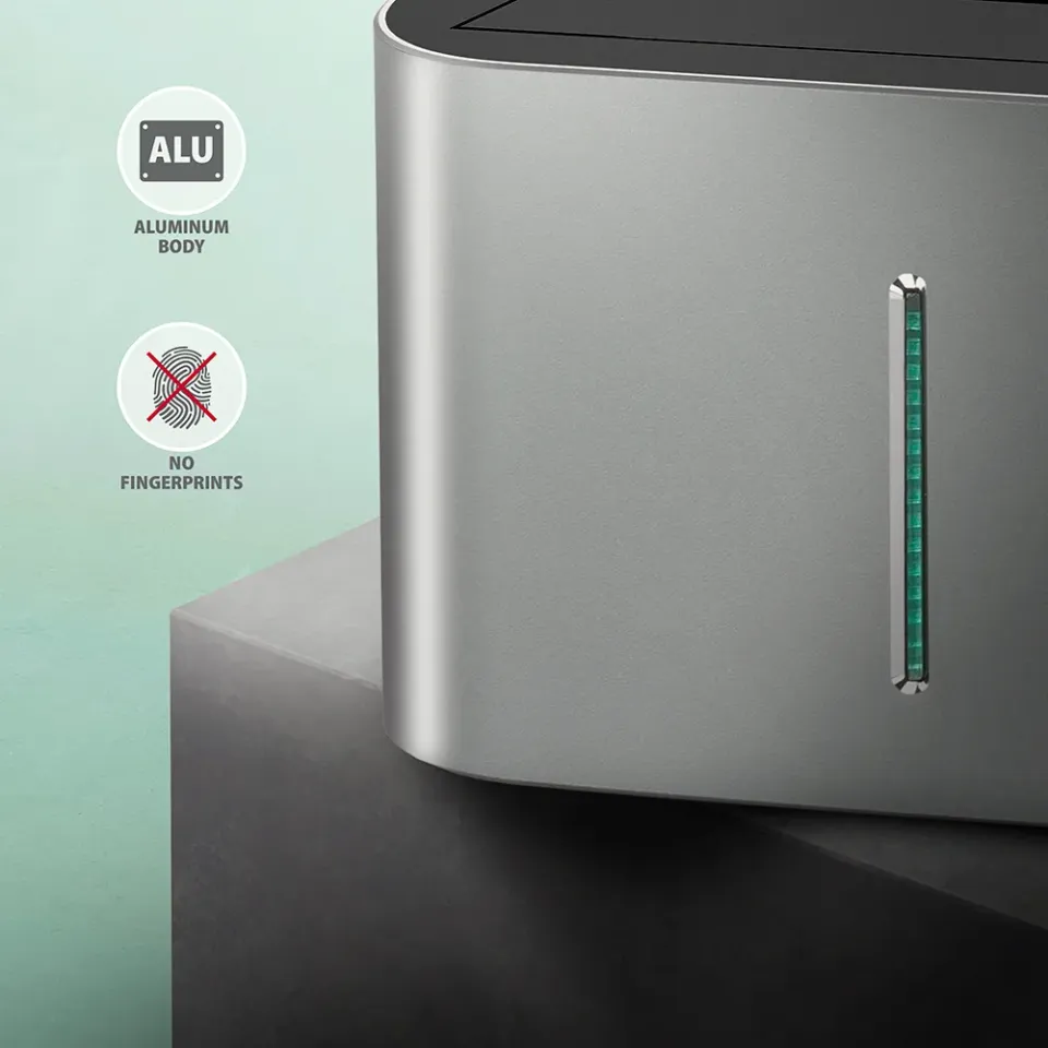 AXAGON ADSA-DC, USB-C 5Gbps - 2x SATA 6G 2.5"/3.5" SSD/HDD CLONE DUAL dokovací s