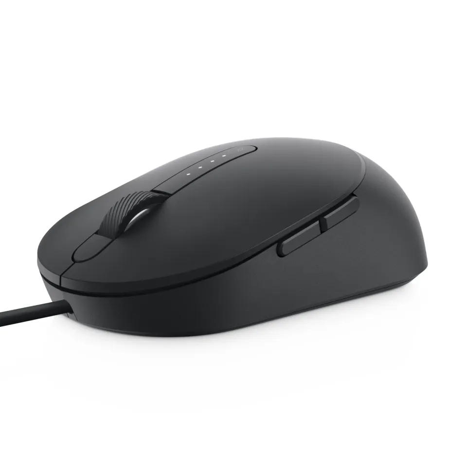 Dell MS3220/Kancelářská/Laserová/Pro praváky/3 200 DPI/Drátová USB/Černá