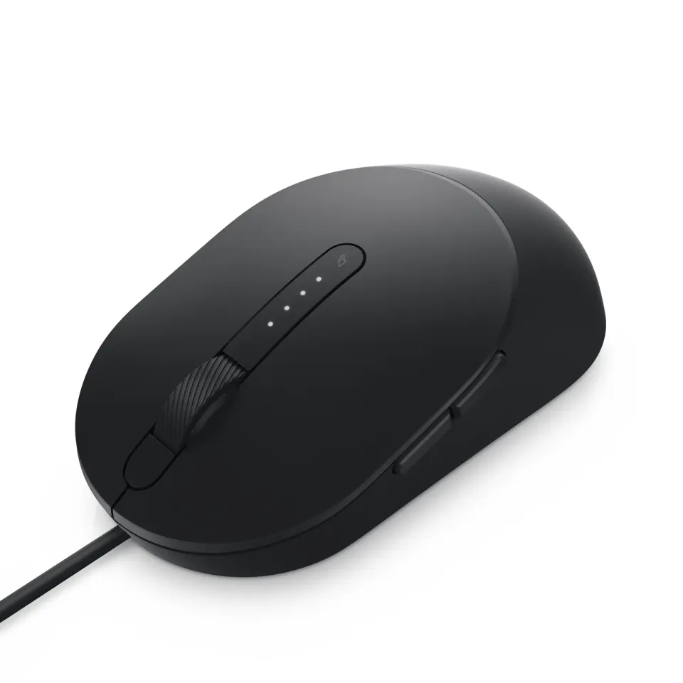 Dell MS3220/Kancelářská/Laserová/Pro praváky/3 200 DPI/Drátová USB/Černá