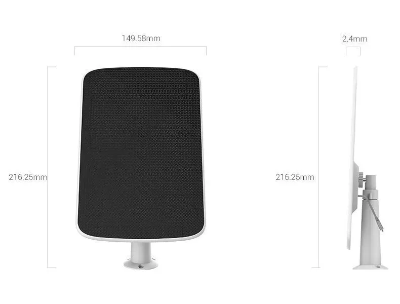 EZVIZ IP kamera BC1C 4K kit/ bullet/ Wi-Fi/ 8Mpix/ krytí IP65/ objektiv 2,8mm/ H.265/ IR ž 15 m/ černá + solární panel F