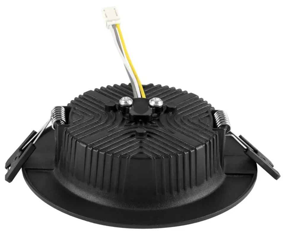 IMMAX NEO DOWN SMART podhledové (stropní) svítidlo, 12cm, 12W, s podporou BEACON, CCT, stmívatelné, Wi-Fi, TUYA, černé