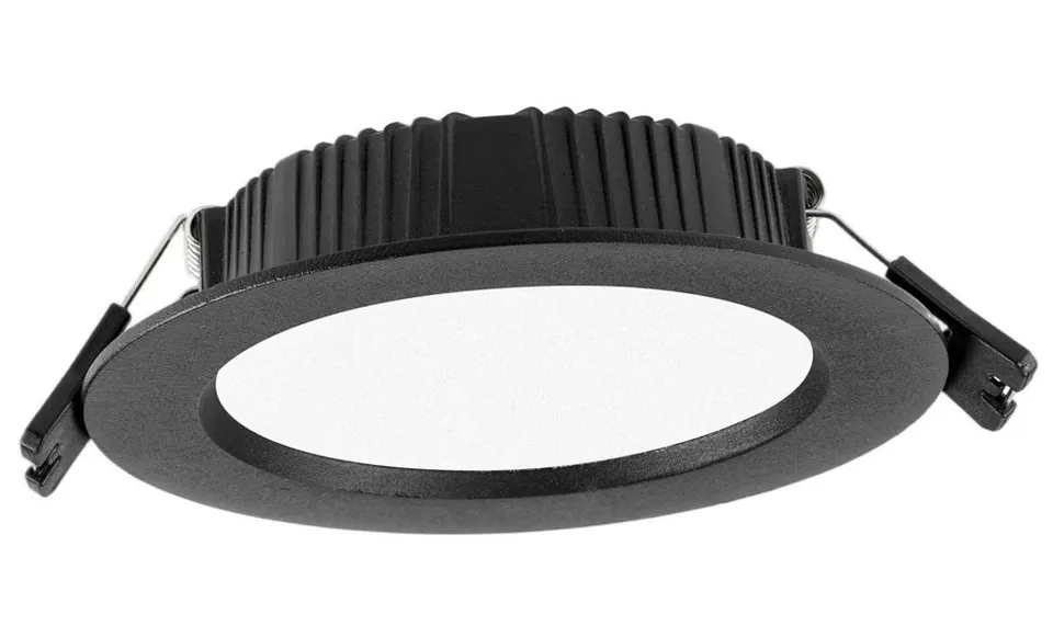 IMMAX NEO DOWN SMART podhledové (stropní) svítidlo, 12cm, 12W, s podporou BEACON, CCT, stmívatelné, Wi-Fi, TUYA, černé