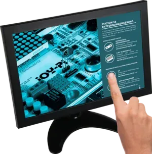 JOY-IT LCD dotykový display 10", kovový rámeček